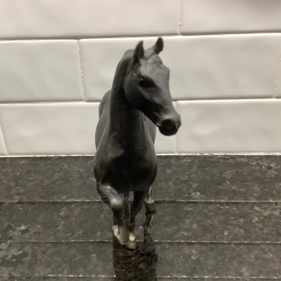 American Saddlebred Black Horse Model No. 1603 Little Bits/Paddock Pal Molds - Picture 3 of 6